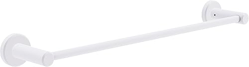 Allied Brass MB-41-18-WHM Malibu 18 inch Towel Bar, Matte White