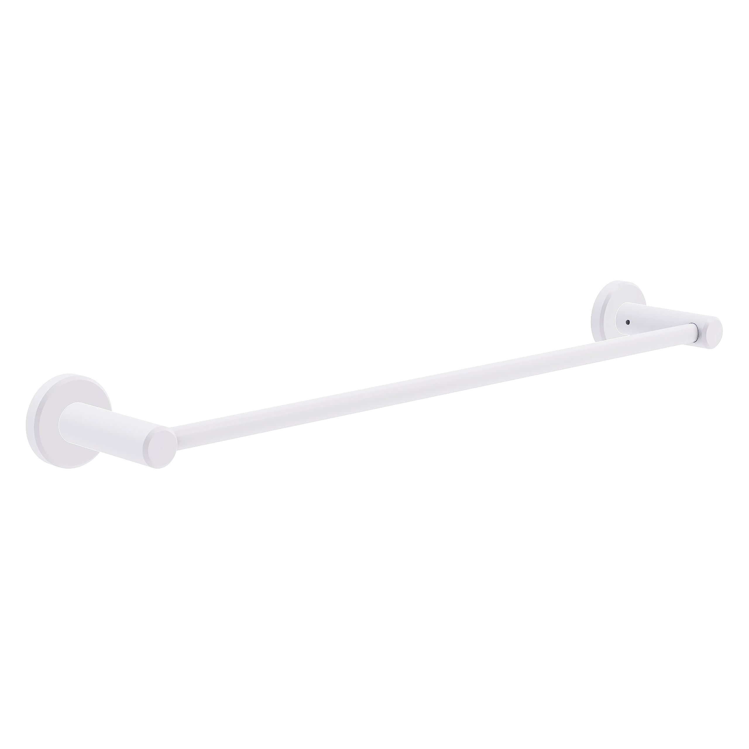 Allied Brass MB-41-18-WHM Malibu 18 inch Towel Bar, Matte White