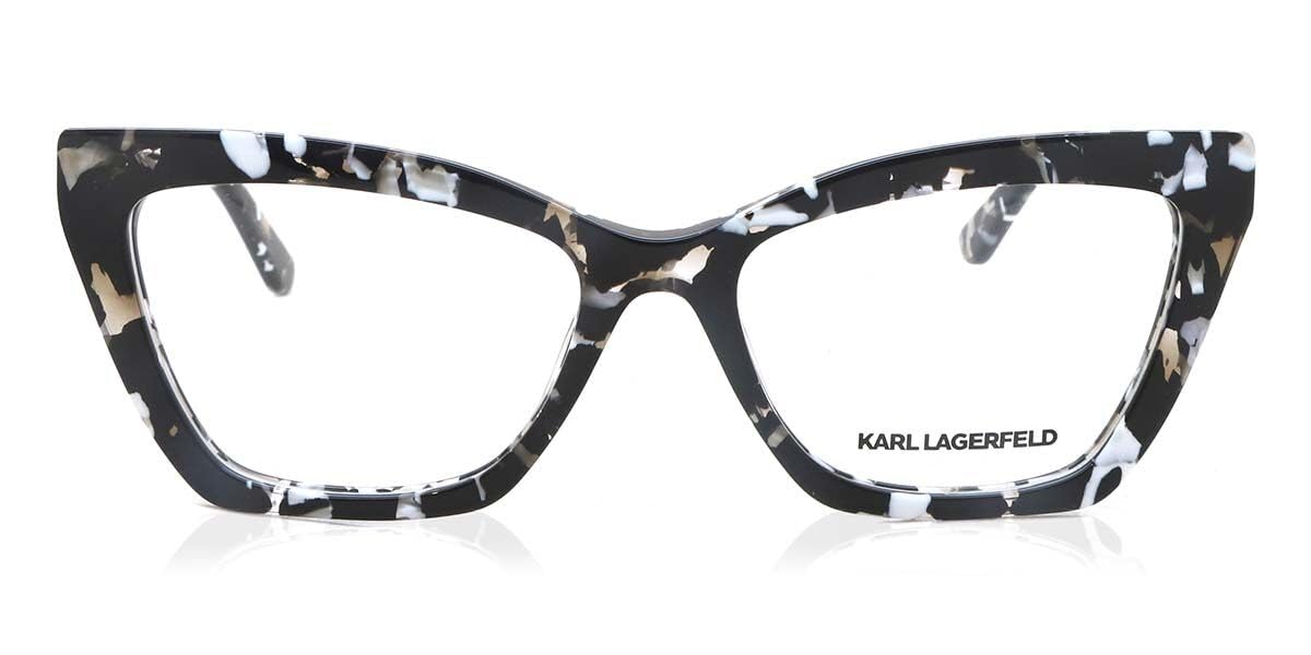 Karl Lagerfeld Women's Black Kl6063 007 Woman Optical Frames Acetate Cat Eye Normal Photochromatic