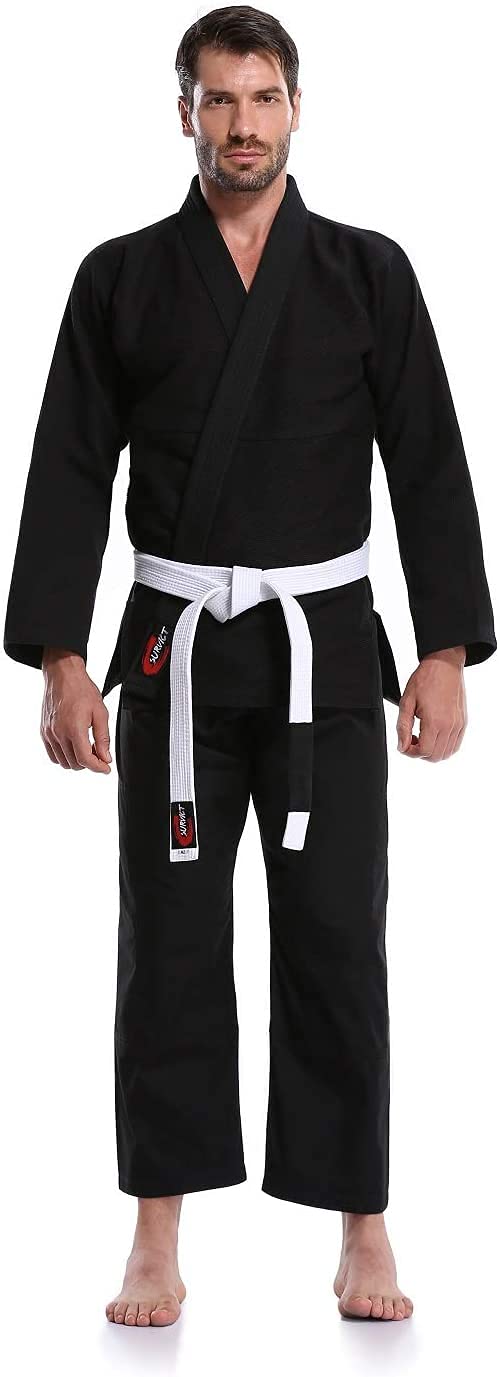 Amazon | 【ブラジリアン柔術着】柔術衣3点セット（ブラック  