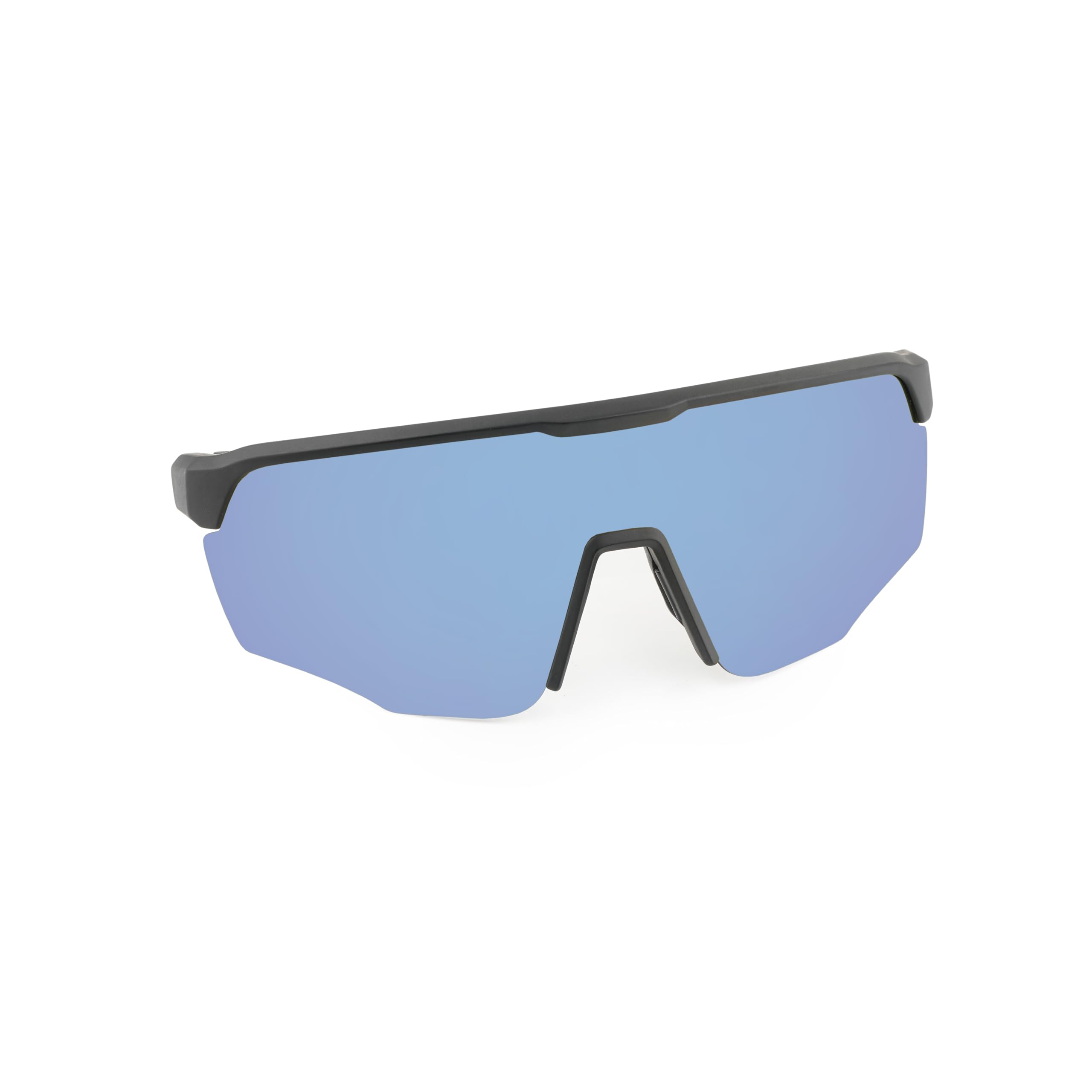 SASA Viper Sports Sunglasses Matte Black Frame Smoke Ice Blue Lens | UV400 Protection | Lightweight Unisex Design for Cricket, Cycling, Running, Driving, Outdoor Sports & Daily Use-picture-25