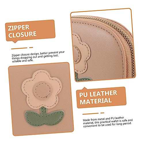 VALICLUD Cute Multi-Card Holder Wallet for Women Large Capacity Zipper Coin Purse Stylish PU Leather Clutch for Daily Use3