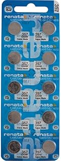 10 x Renata 357 Watch Batteries, 0% Mercury equivilate SR44W, Plus Many More Battery