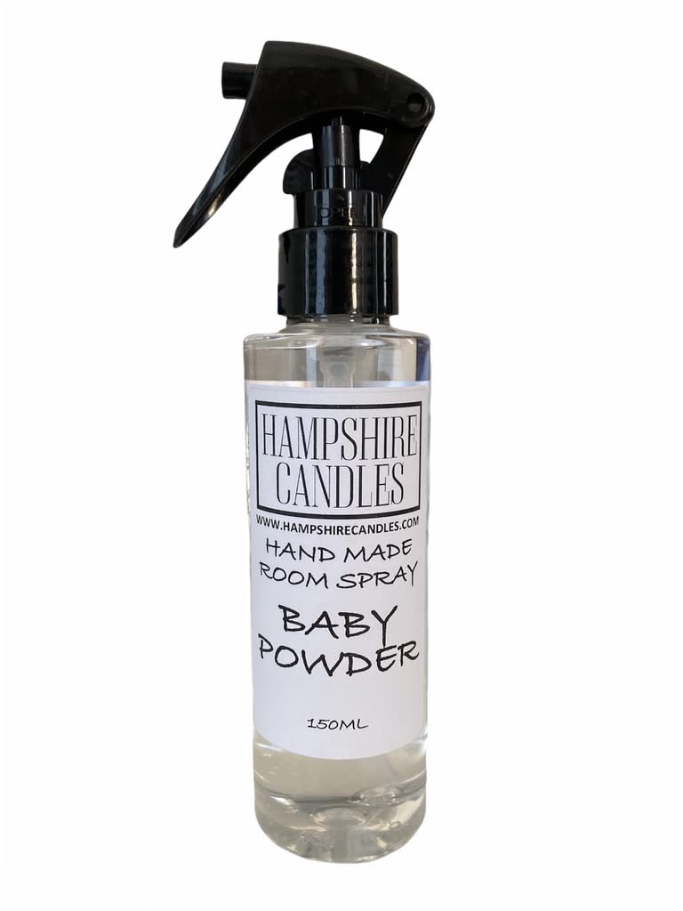 Baby Powder Room Spray | Highly Scented | Fine Mist Trigger Bottle | Handmade (150ml)