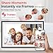 Digital Picture Frame,15.6 Inch Large Frameo Digital Photo Frame WiFi, 32GB,1920 * 1080 IPS HD Touch Screen,Tabletop&Wall-Mounted,Digital Frame Share Photos and Videos via Frameo App