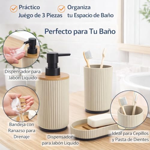 La mejor selección de Accesorios para baño de ceramica , tabla con los diez mejores. 21 Imagen adicional