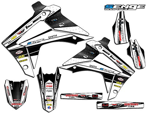 Senge Graphics 2007-2019 Honda CRF 150R, Vigor White Graphics kit