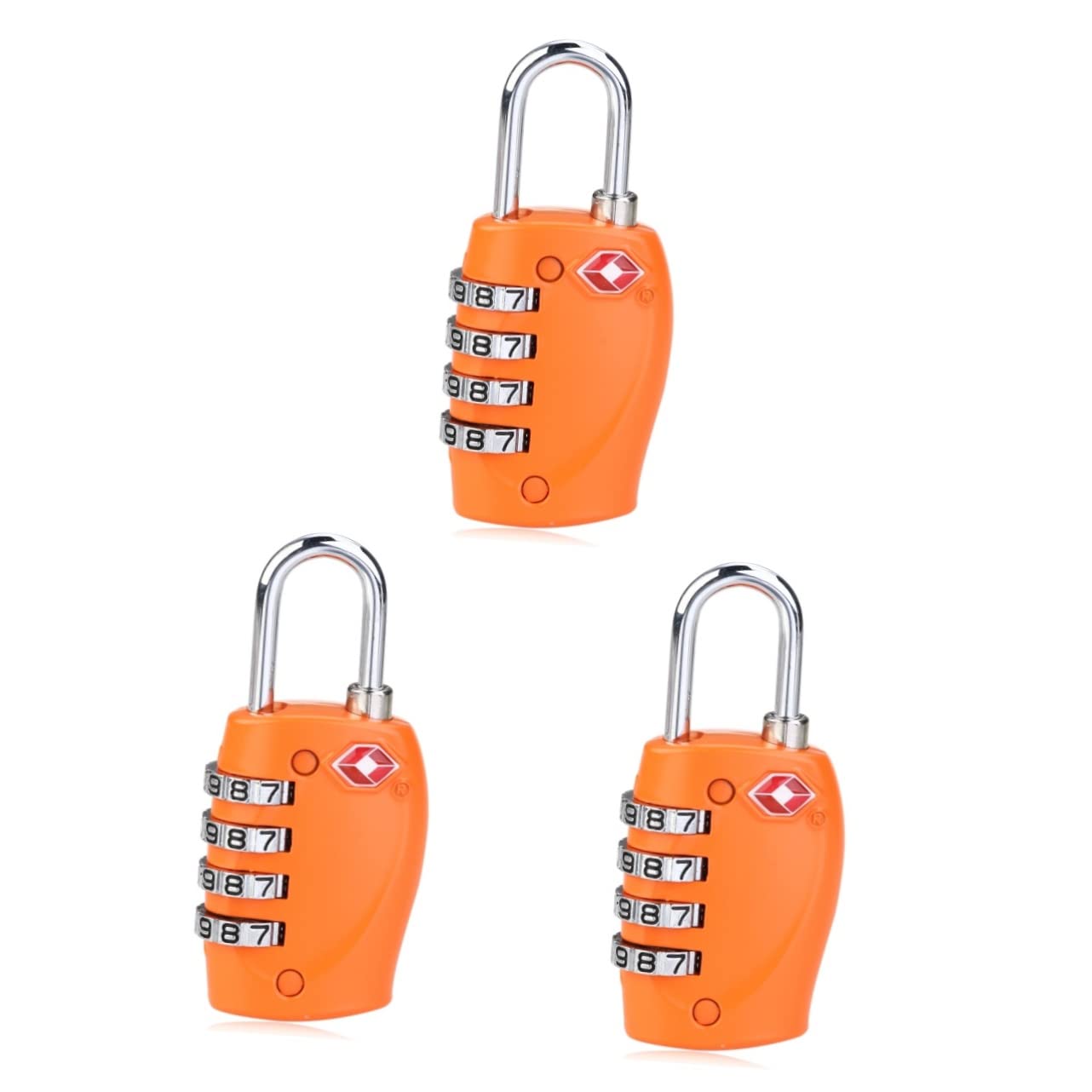 Angoily Lucchetto A Combinazione 330 Per Proteggere I Bagagli 3 Pezzi Approvato Per Valigie E Borse