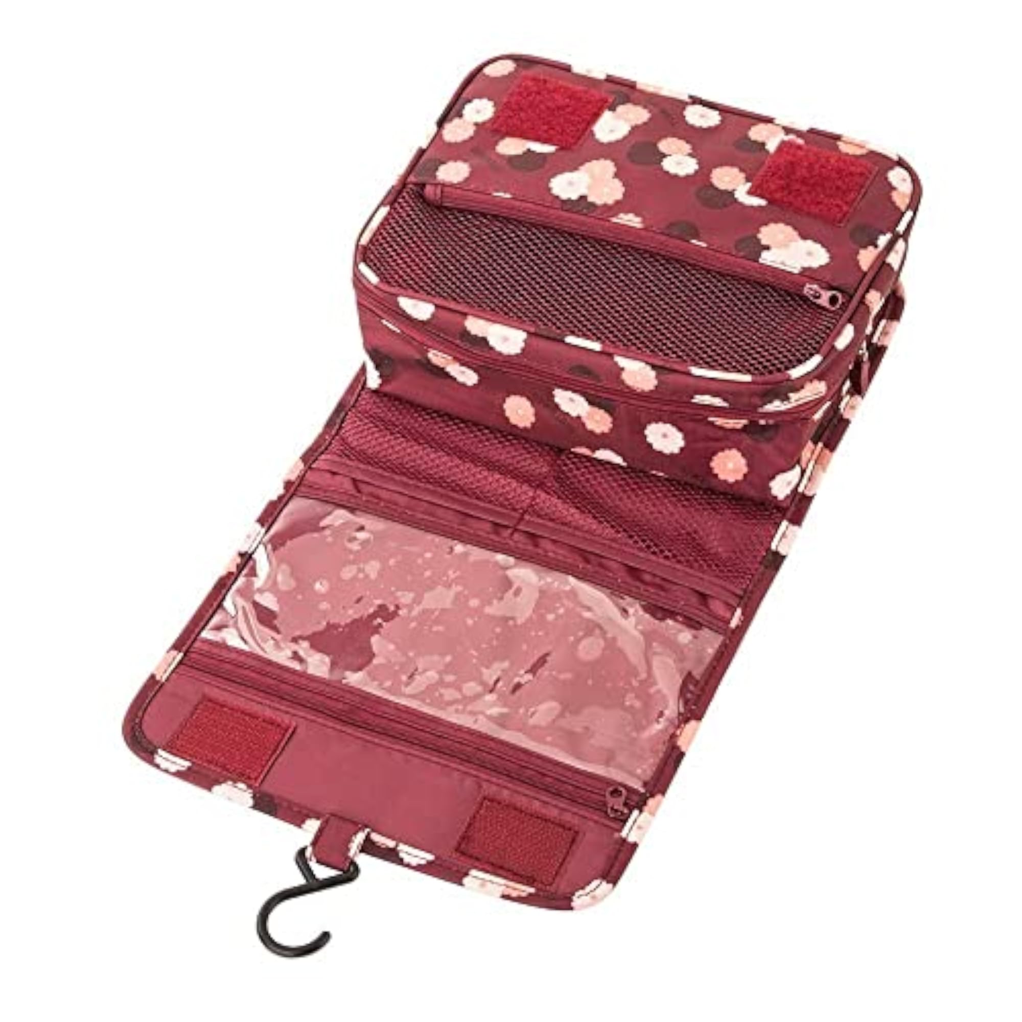 Hanging Toiletry Bag for Travel, Foldable Makeup Organizer