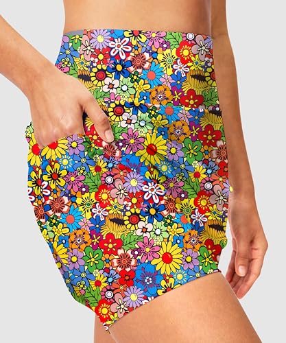 Image of Viodia Women's 18 inch /20 inch Long Swim Skirt High Waisted Modest Swimsuits Skirt Bathing Suit Tummy Control Swim Bottoms