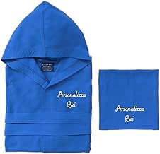 Cieffepi Home Collections MyFit Unisex Microfibre Bathrobe with Hood + Towel Set