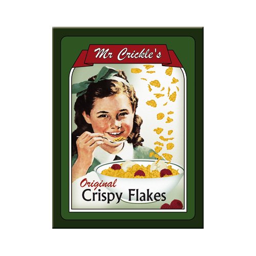 Nostalgic Art Mr 14192 Crickle's Crispy Flakes Magnet 8 x 6 CM