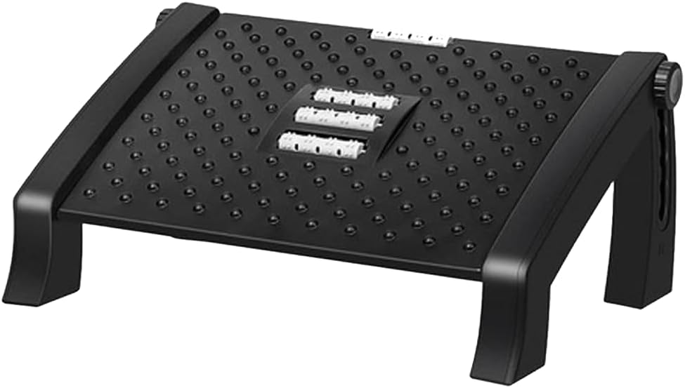 Apoio Ergonômico Para Pés Com Massageador
