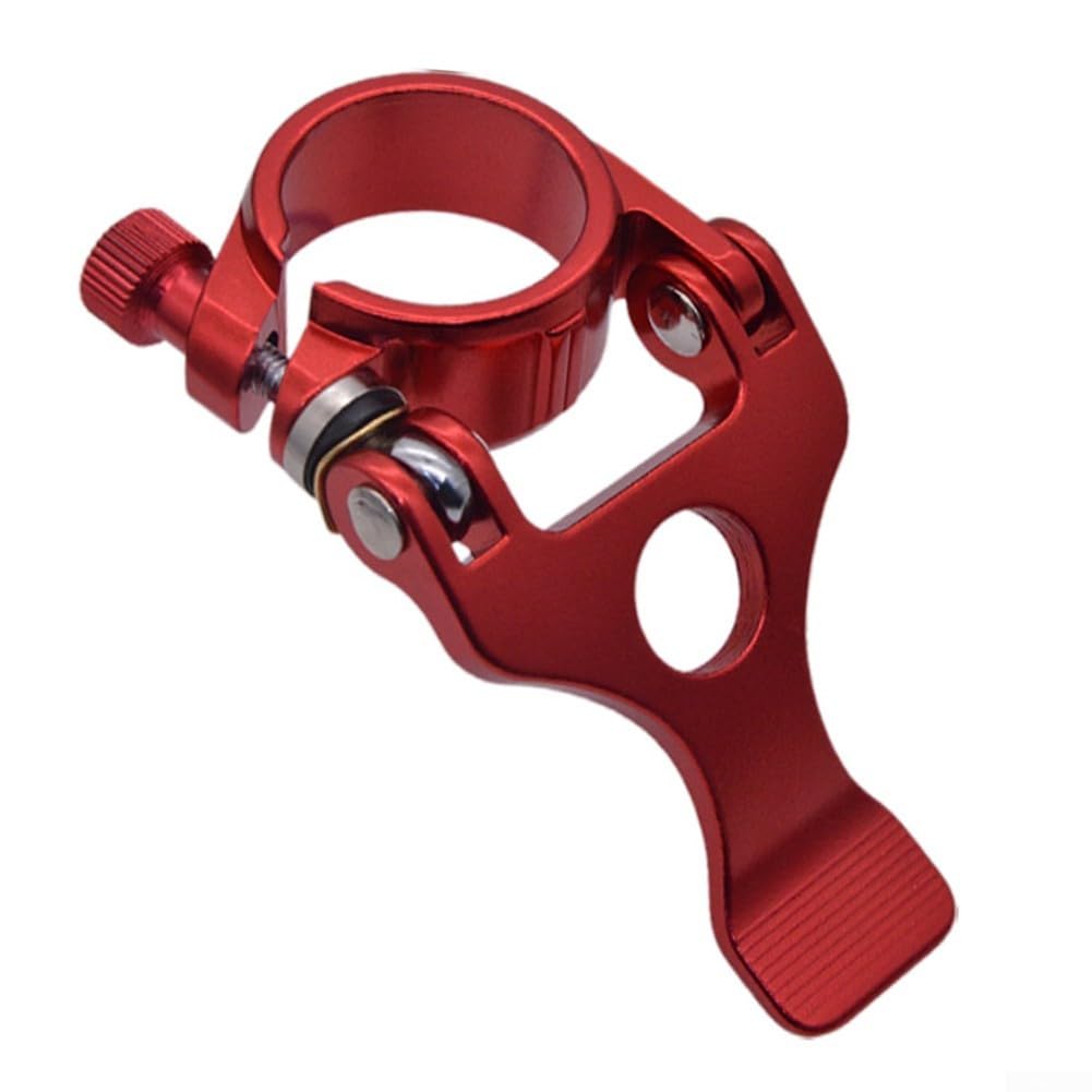 Bicycle Seatpost Folding Electric Car Seatpost Lock Buckle Ebike 40.8/40mm Seatpost Electric Scooter Accessories(40.8mm red)