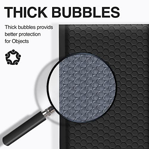 Image of UCGOU Bubble Mailers 4x8 inch Black 50 Pack Usable Size 4x7 inch Padded Envelopes | Opaque Self Seal Adhesive Waterproof Boutique Padded Envelopes for Jewelry Makeup Small Bubble Mailers for Trading Cards #000