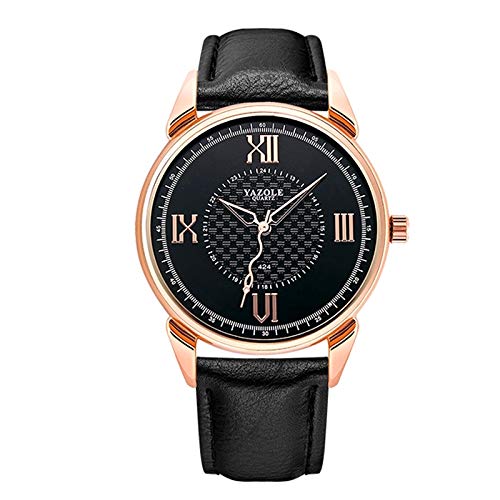 Montre LULI au design unique en cuir PU pour un style masculin affirmé