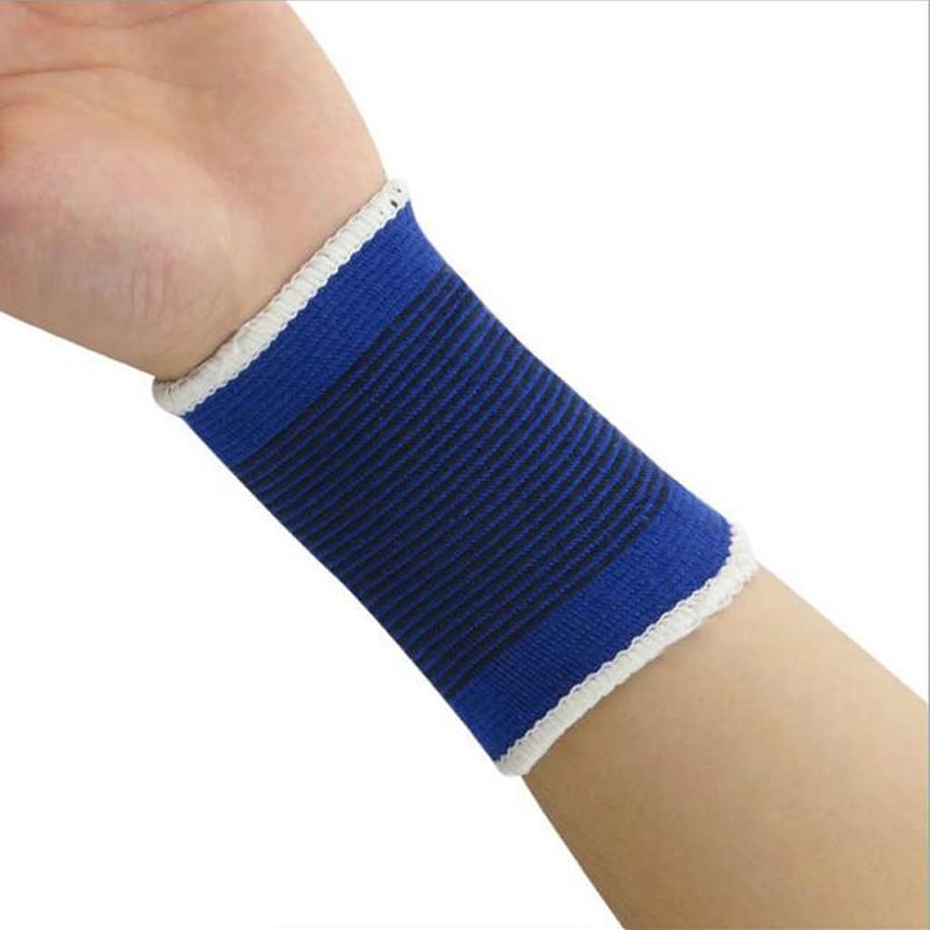 2PCS Knit Wrist Protector Compression Palm Braces Support Pain Relief Meniscus Tear Arthritis Injury Protection Pads