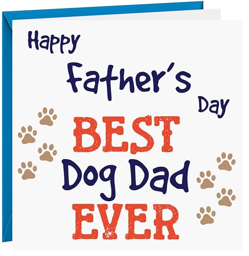 Fathers Day Card From Your Pet Best Dog Dad Ever Funny Fathers Day Card for Dad from Fur Baby