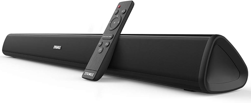 SAKOBS Smart Soundbar per dispositivi TV sistema audio surround per home cinema Bluetooth RCA Opt effetto pianoforte SAKOBS Smart Soundbar per dispositivi TV sistema audio surround per home cinema Bluetooth RCA Opt effetto pianoforte