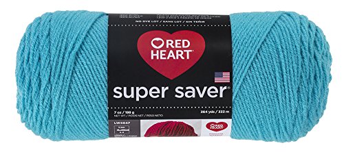 Fil Red Heart Super Saver turquoise pour tricot