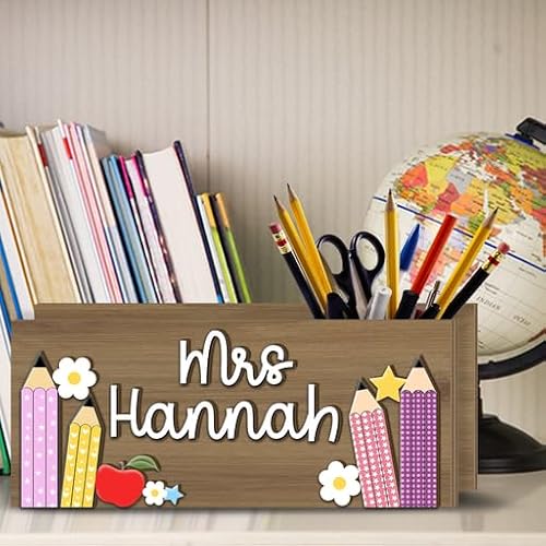 Fastpeace Personalized Teacher Desk Organizer