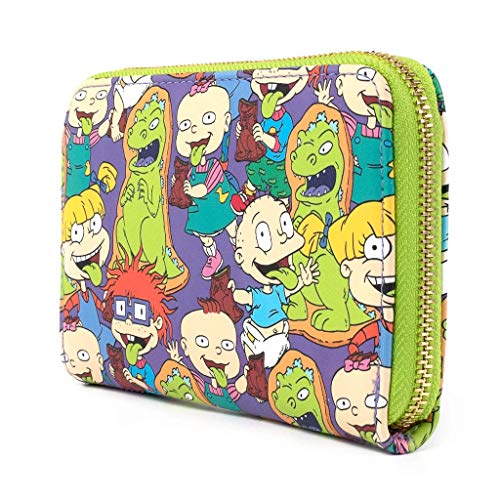 Loungefly x Nickelodeon Rugrats Reptar Bar Allover Print Zip Around Wallet4