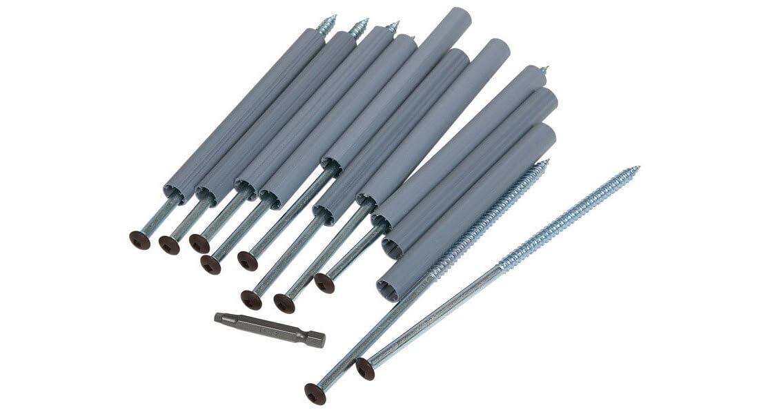 Amerimax Home Products 3304719PK 7-Inch Screw/Ferrule, Brown, 10-Pack