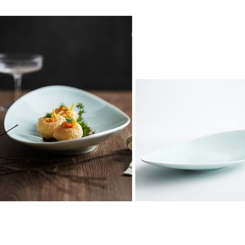 Talerze Obiadowe Talerz Śniadaniowy Taca Do Serwowania Ceramiczny Owalny Talerz Rybny Naczynie Głęboki Talerz Hotelowa Restauracja Hotelowa Zastawa Stołowa Talerz Na Zimne Dania