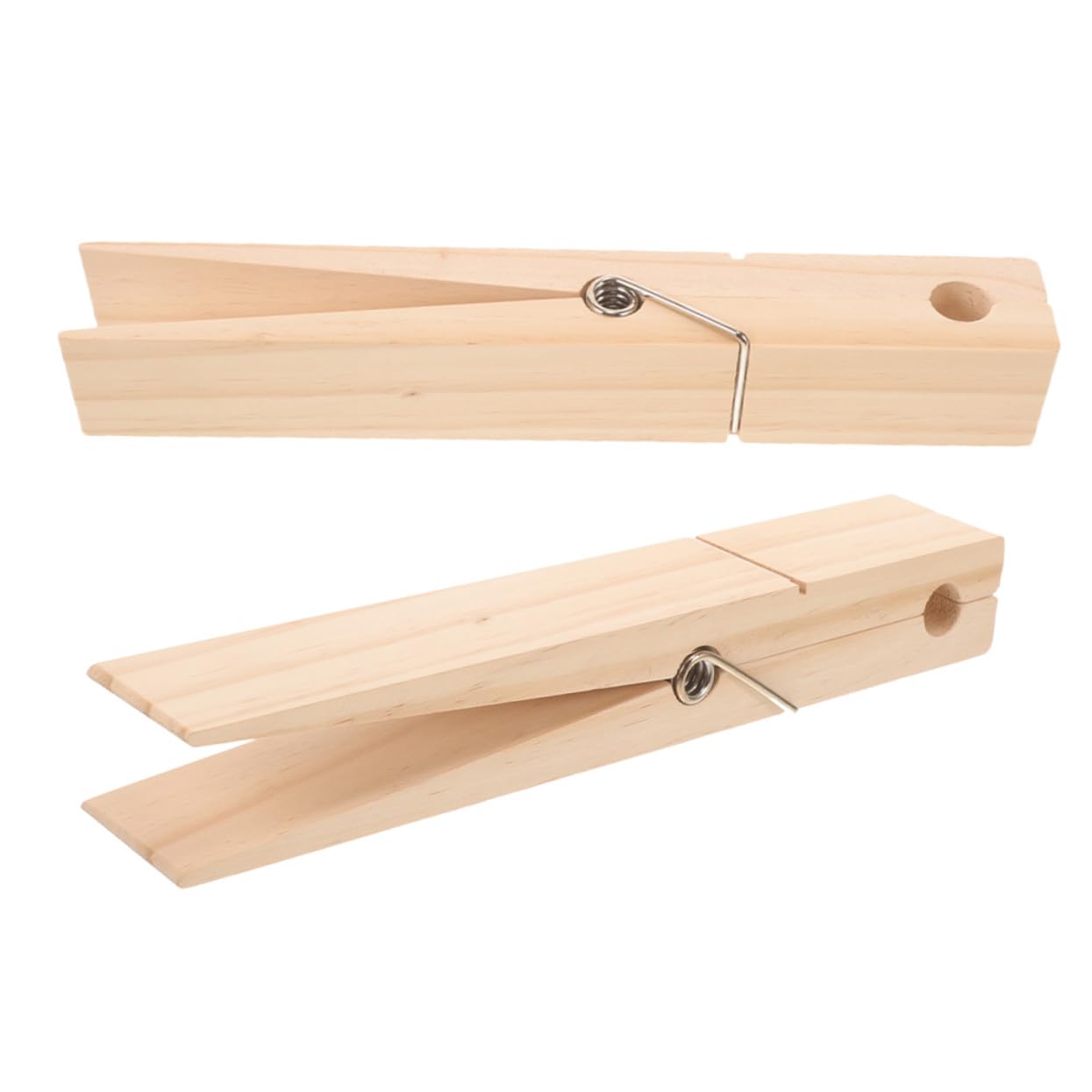 Ciieeo 2pezzi Molletta in Legno Per Asciugamani Mollette Giganti in Legno Per Vestiti Grandi Mollette Per Bucato Resistente e Duraturo