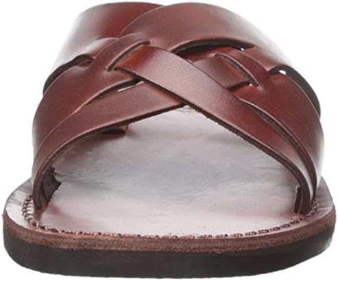 Jesse - Leather Woven Strap Sandal - Mens Sandals | Image 1