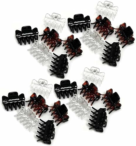 20 pinzas para el pelo mini pinzas para niños y adultos, pinzas multifunción de agarre fuerte