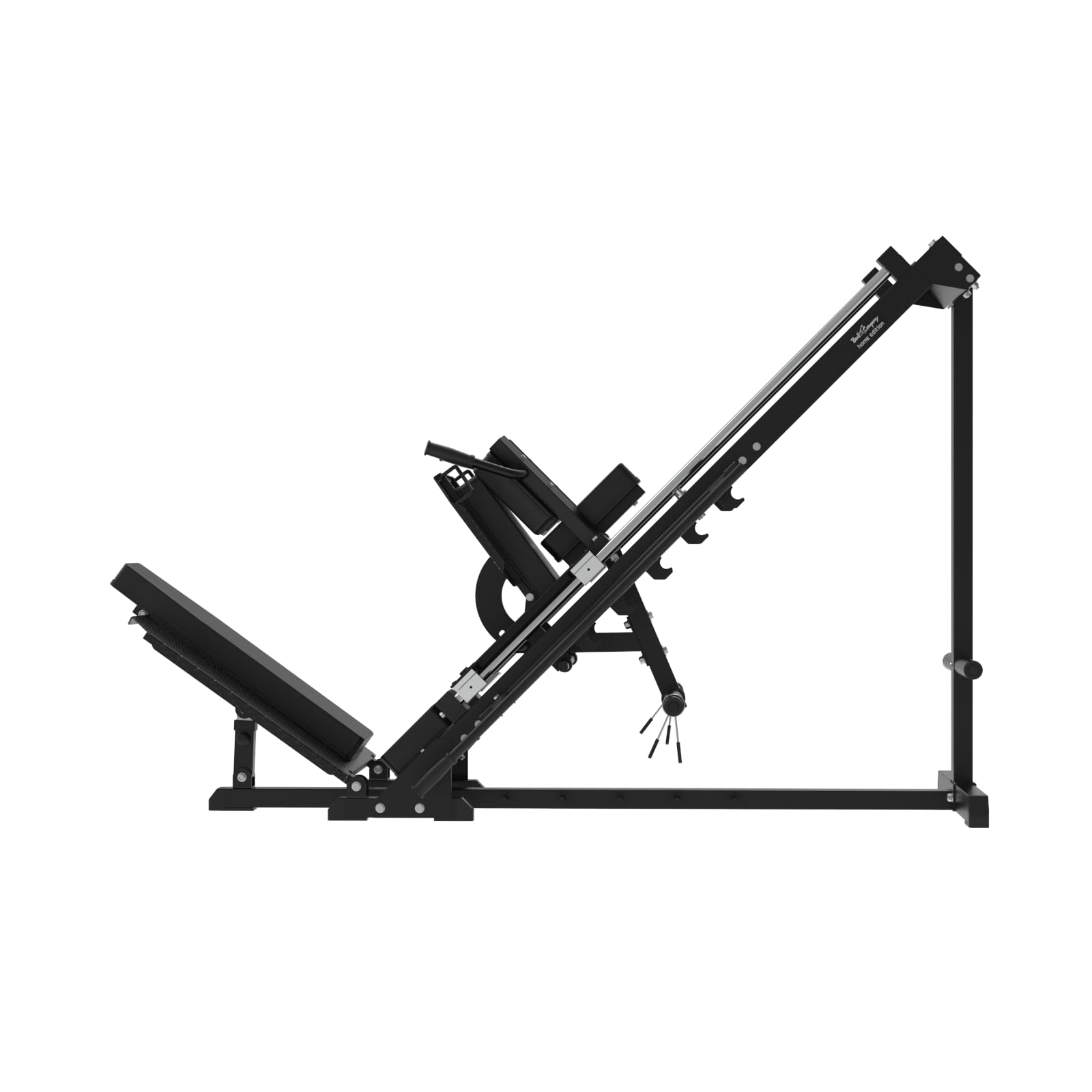 Bad Company Hackenschmidt Beinpresse 45 Grad I Hackenschmidt Maschine Beinpresse für Zuhause Muskelaufbau kompatibel mit Hantelscheiben 30 mm und/oder 50 mm I BCA-150