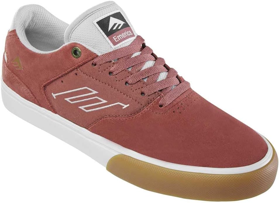 Emerica Skateboard Shoes The Low Vulc Burgundy