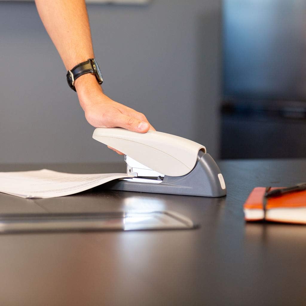 PraxxisPro PowerForce 70 Heavy Duty Office and School Stapler Flat-Clinch 2-70 Sheet Capacity. Includes 400 Staples and Staple Remover : Office Products