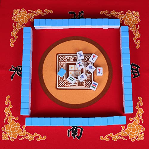 Set de Mahjong Chino con 144 fichas y accesorios miniatura 5