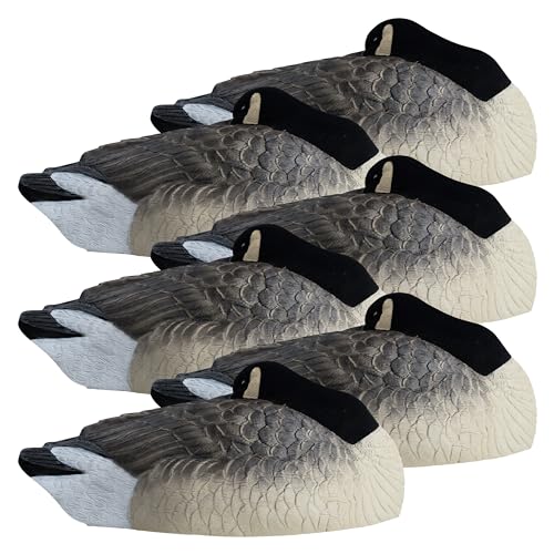 Hardcore Waterfowl Rugged Series Canada Sleeper Shell Decoys - Flocked Head 6 Pack