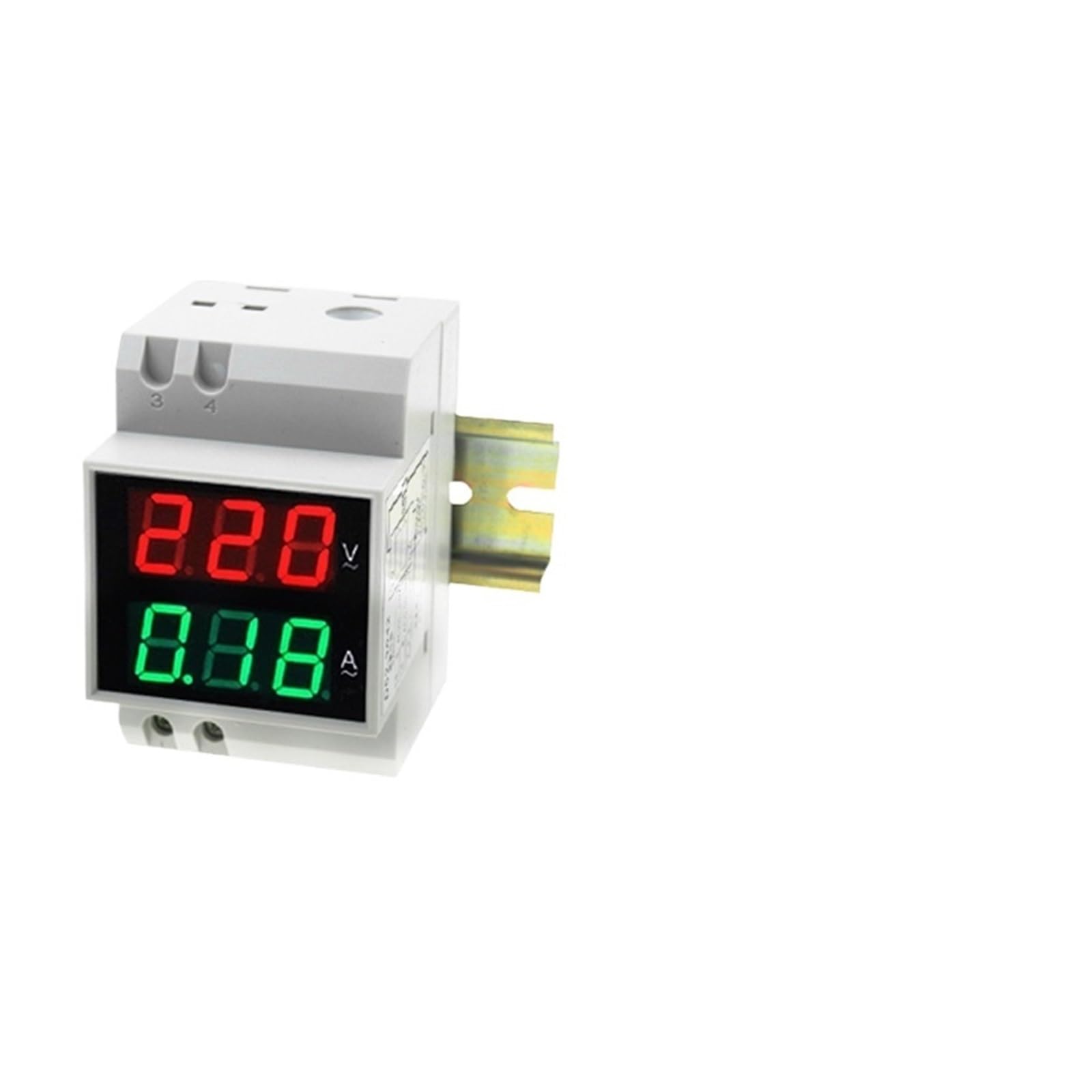 Compteur électrique multifonction de type rail D52-2042 AC80-300V 100A pour tableau modulaire
