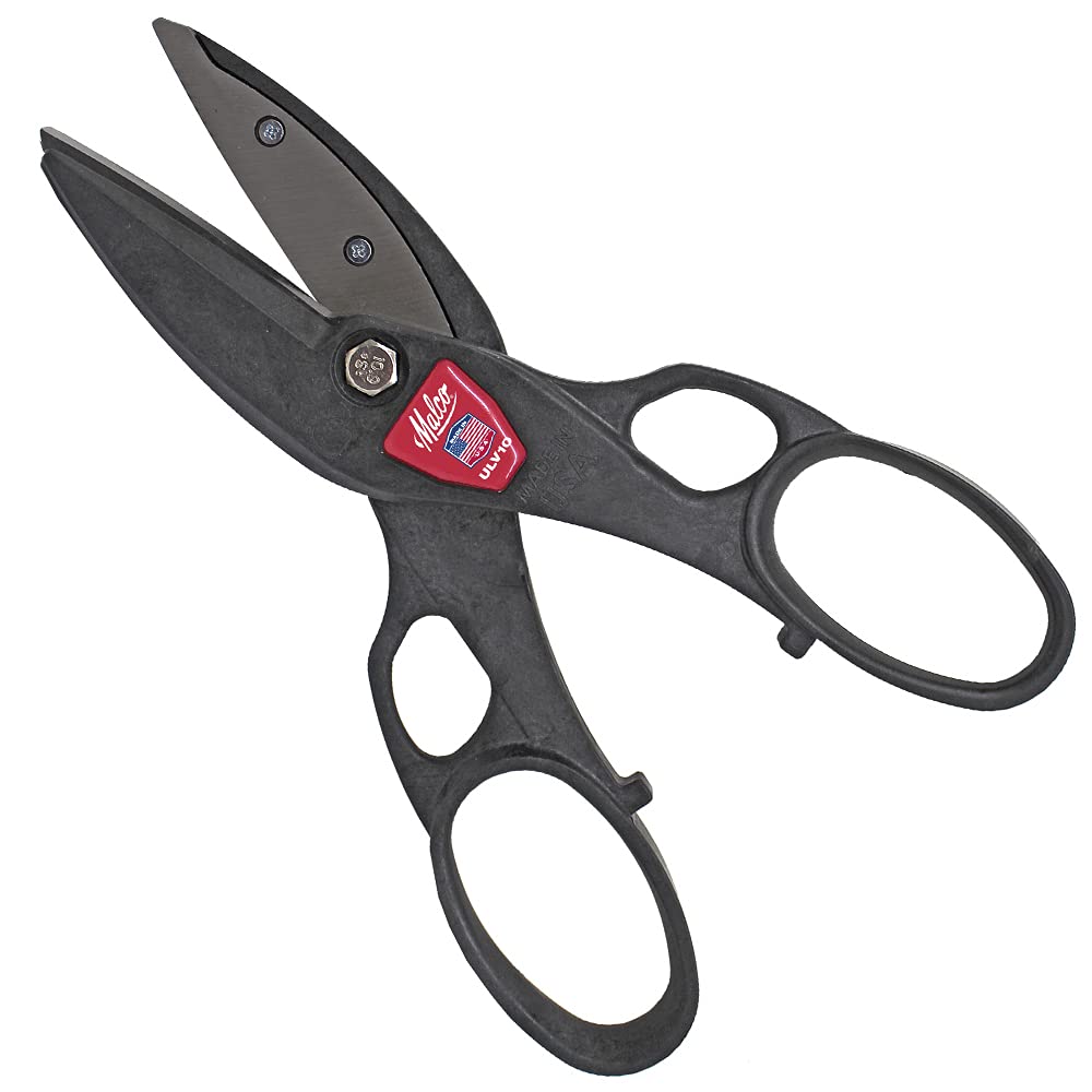 Malco ULV10 Kompaktowe ultralekkie 250 g wielofunkcyjne nożyce kombinowane, 25 cm