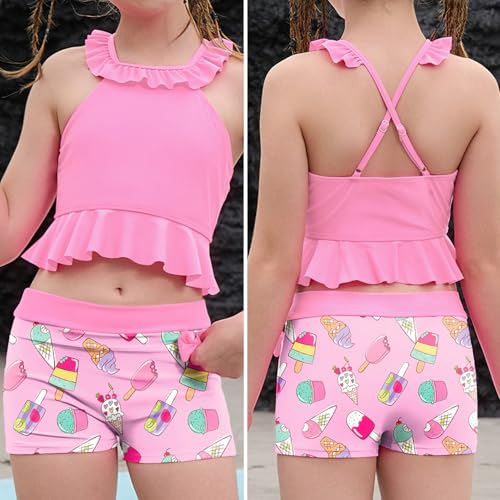 Image of CHILDRENSTAR Little Girls Tankini Swimsuit 2 Pieces Bathing Suit for Kids