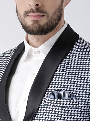 Image of hangup Men's Notch Lapel Regular Fit Blazer