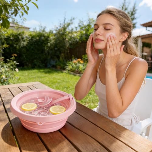 Bol à glace pliable en silicone de taille compacte pour spa et extérieur - 8