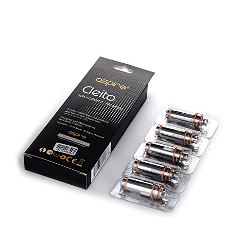 Aspire Cleito Coils für Aspire Cleito Verdampfer/EXO Verdampfer, 0,4 ohm Ersatz-Verdampferköpfe Set, 5 Stück – Bild 7