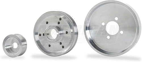 SR Performance Poleas de tracción inferior compatibles con Mustang GT tardío 01-04