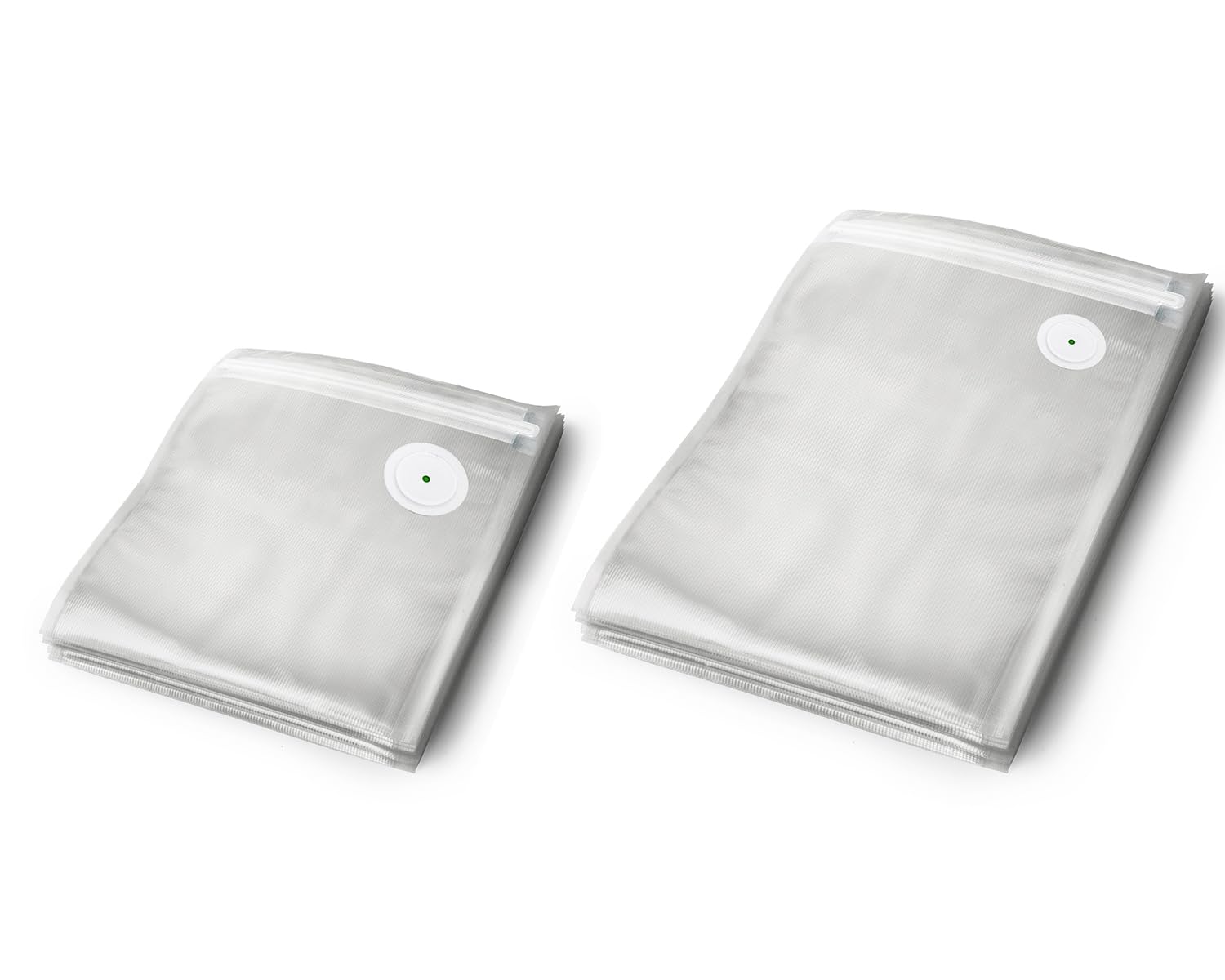 ROMMELSBACHER Zip Vacuum Bag Set VBZ 1, 20 Bags, Zip Closure, BPA-Free, 160 µm, Extremely Stable & Tear-Resistant, Reusable, Sous Vide, for Rommelsbacher Hand Vacuum Sealer and Other Brands
