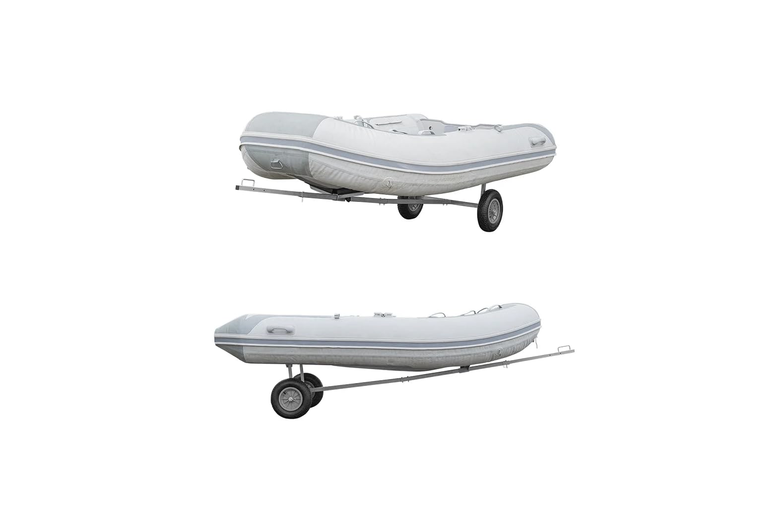 ProPlus Trailer Bootswagen 245-304cm Slipwagen Kajakwagen Kanuwagen Schlauchboot Wagen Handtrailer