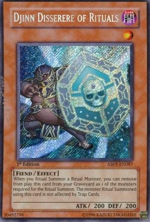 Amazon.com: Yu-Gi-Oh! - Djinn Disserere of Rituals (ABPF-EN087) - Absolute  Powerforce - 1st Edition