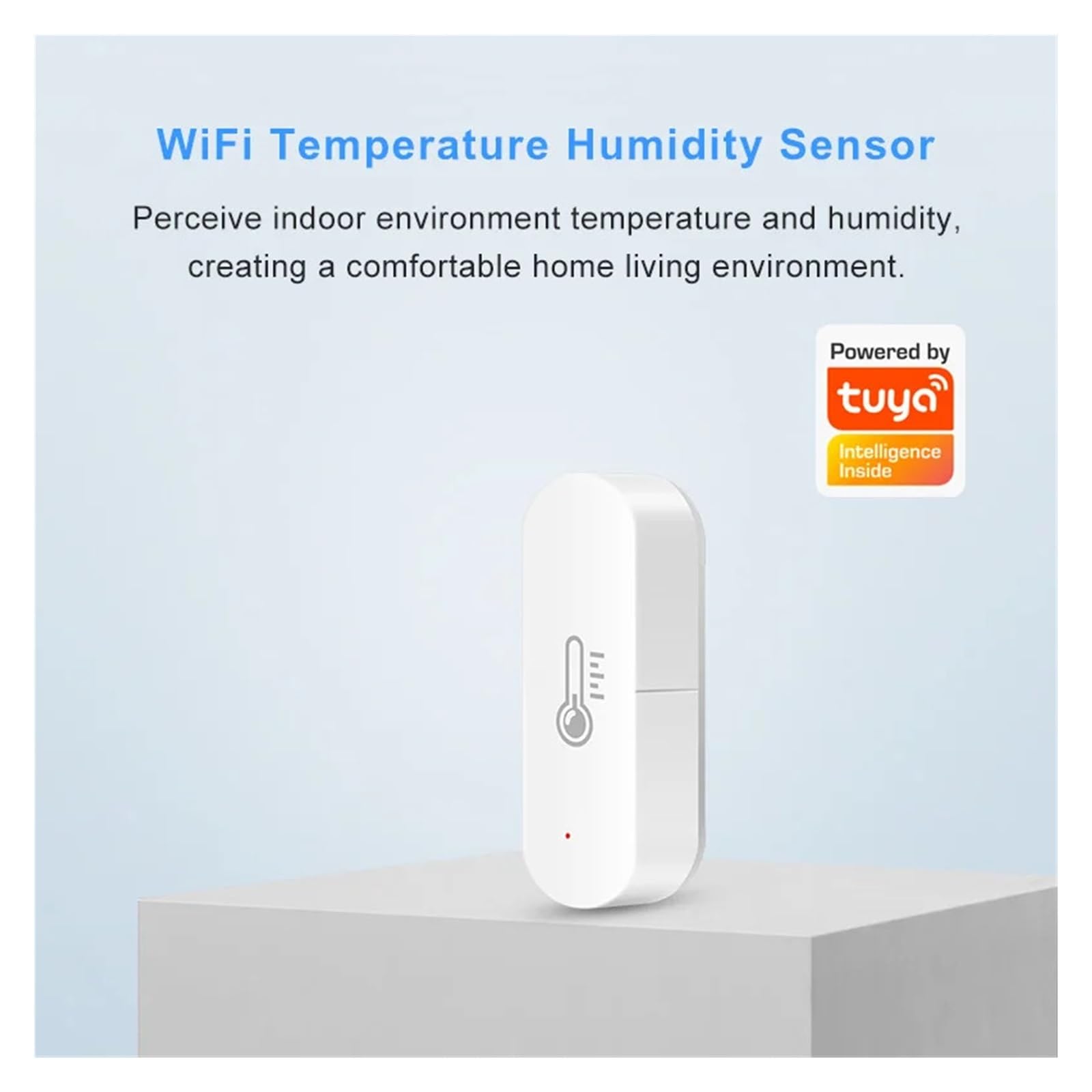 Tuya Smart WIFI Sensore Di Temperatura E Umidità Igrometro Interno Termometro Controllo Intelligente Della Vita Preciso E Di Facile Lettura(2PCS)