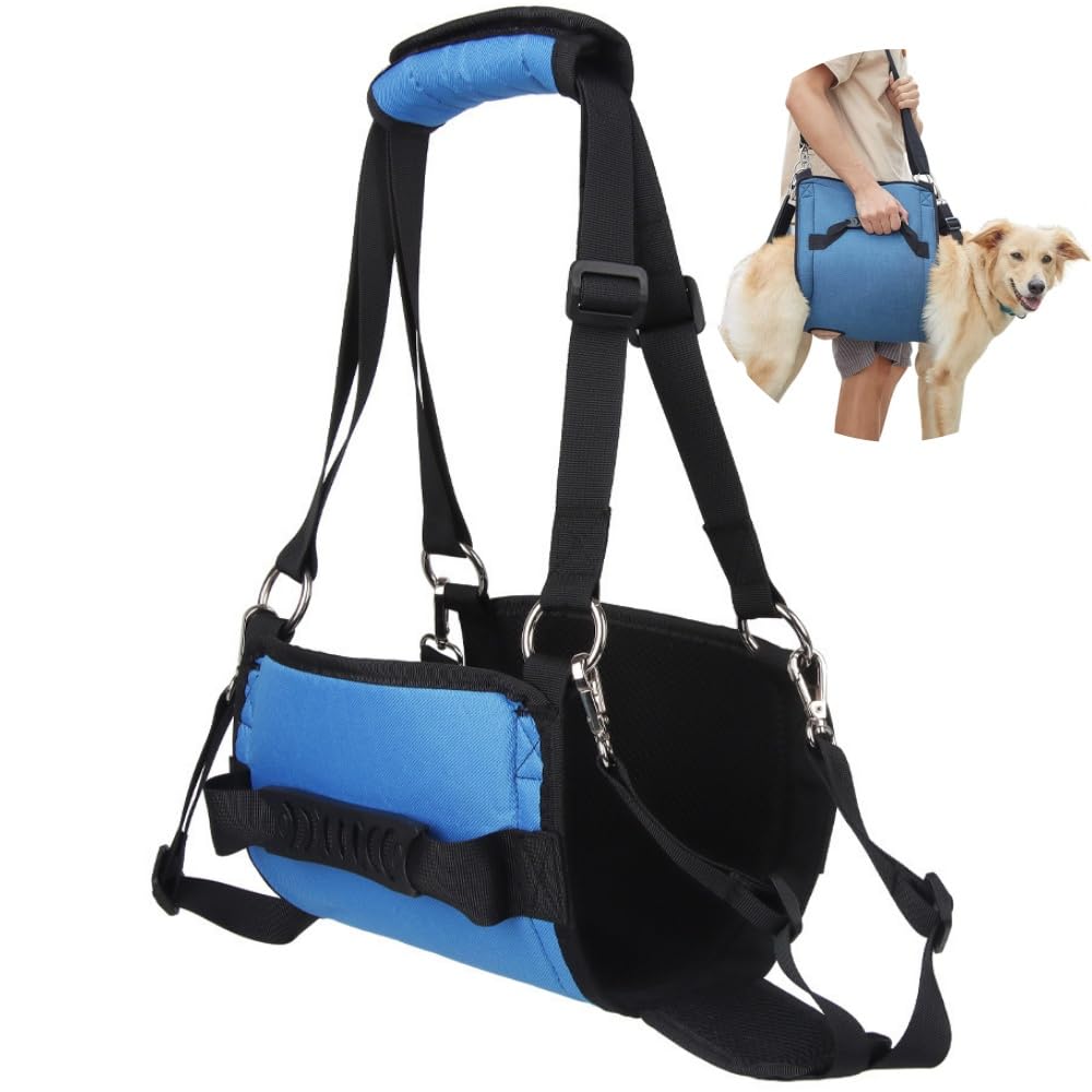 Dog Carry Sling, Zaino di emergenza Pet Gambe Supporto Dog Lift Harness, Cane Carrier per Cani Artrite,XXL