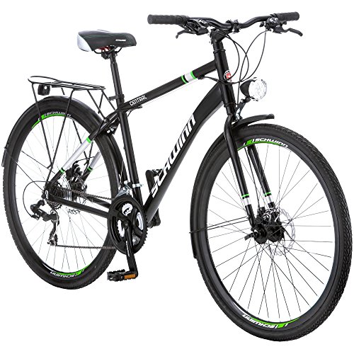 Black 700c Central Commuter Bike by Schwinn