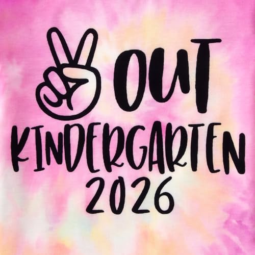 Image of MODNTOGA Kids Girl Boy Peace Out Kindergarten Shirt 2026 Kindergarten Graduation T-Shirt Last Day of School Summer Tee Tops